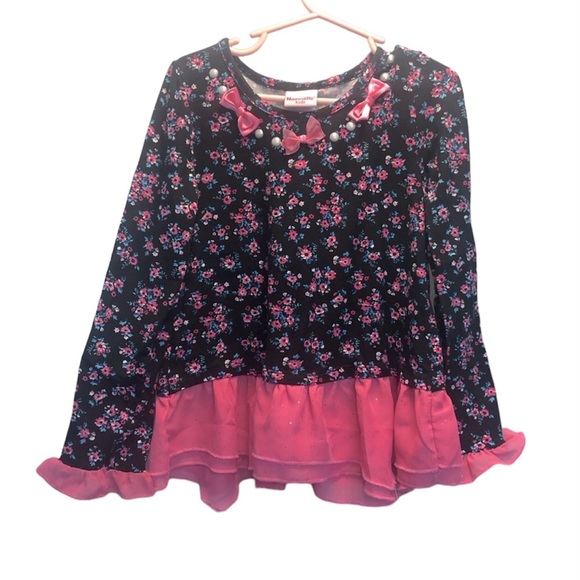 Nannette flowy floral long sleeve top, size 6 (two available) - Picture 1 of 7